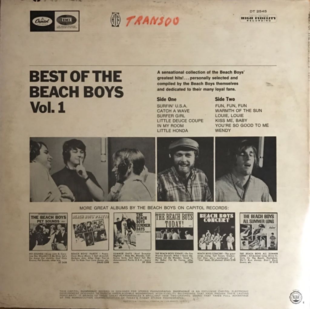 Best Of The Beach Boys, The - Beach Boys, The (12” - 28) music collectible - Main Image 2