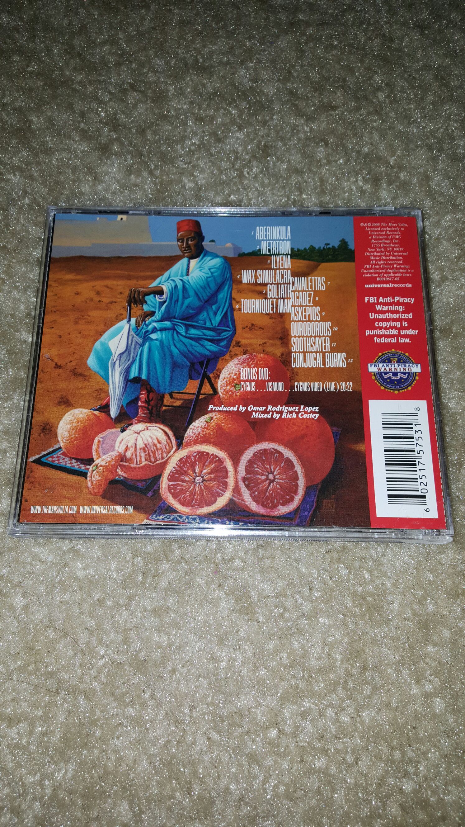 The Bedlam In Goliath - Mars Volta, The (CD) music collectible [Barcode 602517575318] - Main Image 2