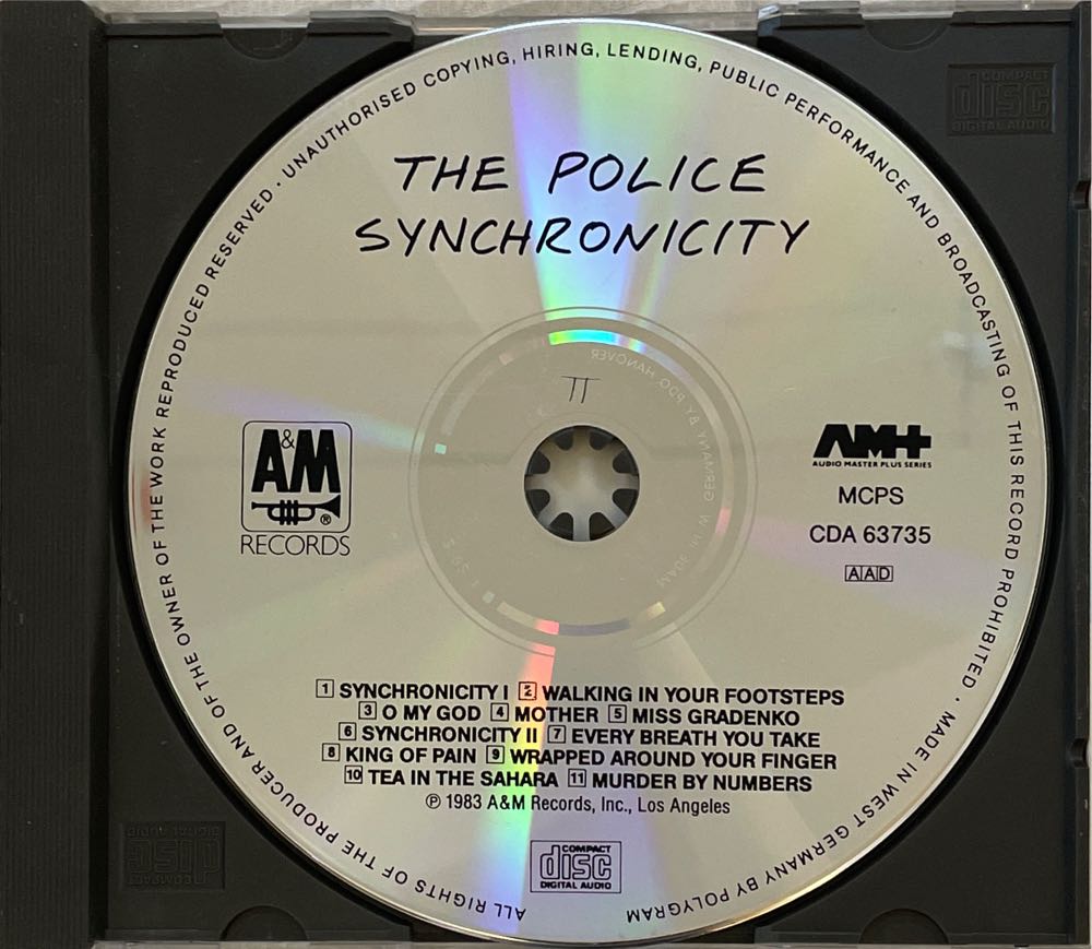 Synchronicity - Police (SACD - 45) music collectible [Barcode 082839373524] - Main Image 4