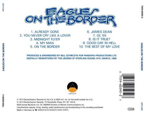 On The Border - Eagles (CD - 39) music collectible [Barcode 081227014728] - Main Image 2