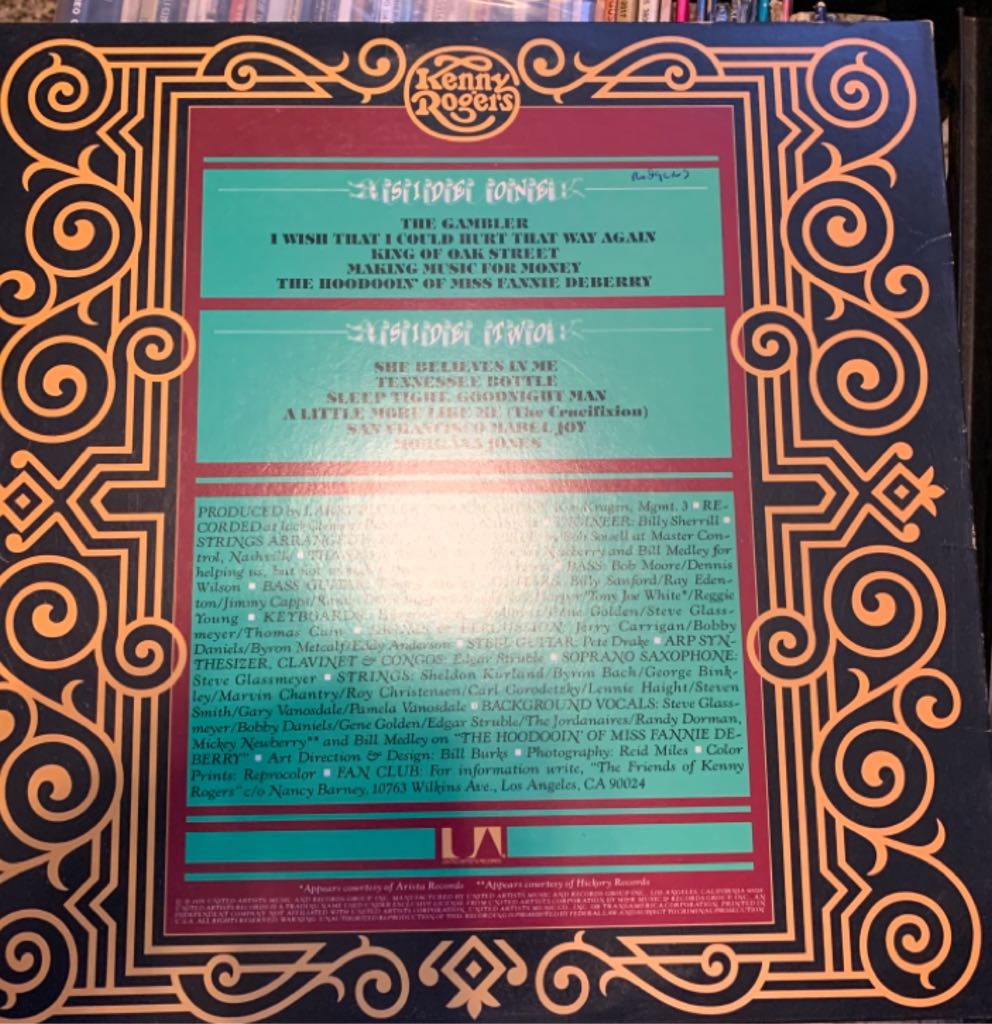 Gambler, The - Kenny Rogers (8-Track Cartridge) music collectible - Main Image 2