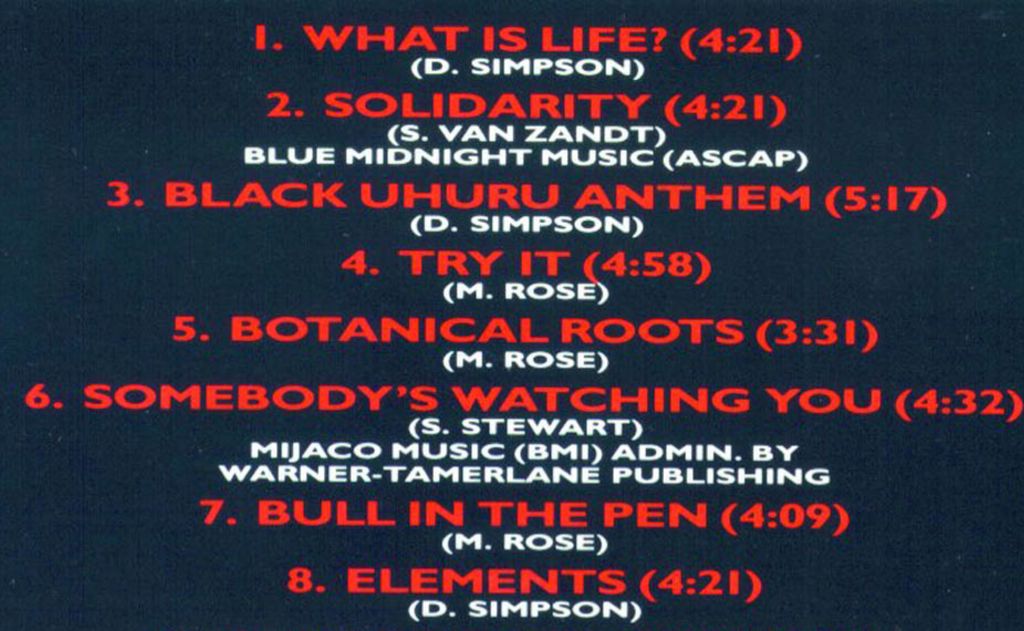 Anthem - Black Uhuru (CD) music collectible - Main Image 2