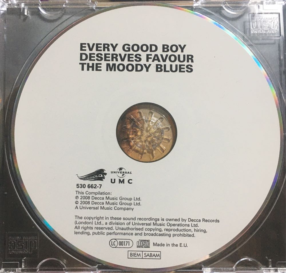 Every Good Boy Deserves Favour (2008 Remaster) - The Moody Blues (CD - 48) music collectible [Barcode 600753066270] - Main Image 3