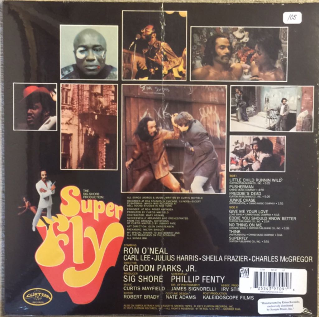 Superfly (Motion Picture Soundtrack) - Mayfield, Curtis (12” - 43) music collectible [Barcode 725543970916] - Main Image 2