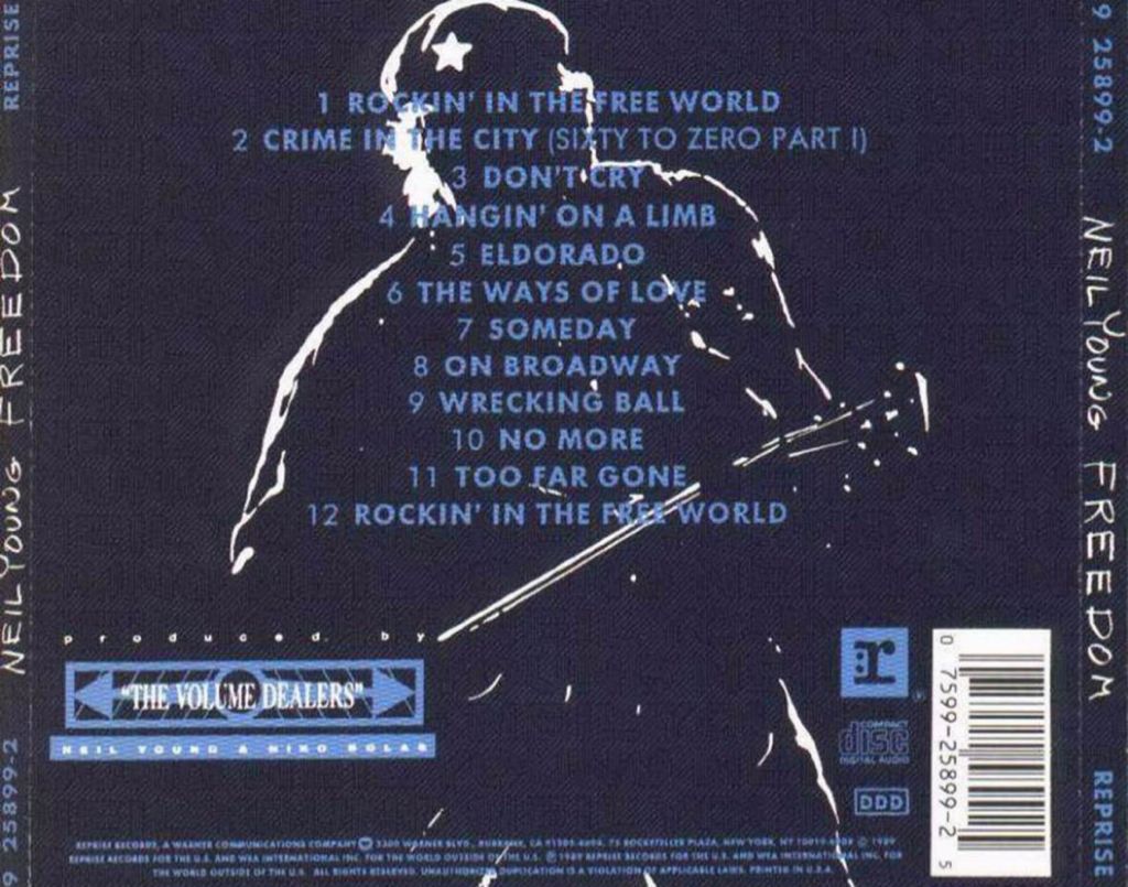 Freedom - Young, Neil-Vinyl LP-Original Pressung (12” - 61) music collectible [Barcode 075992589918] - Main Image 2
