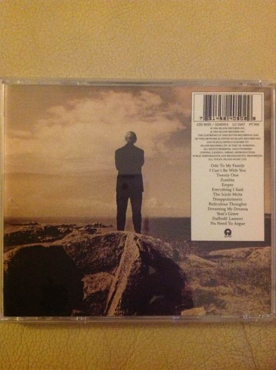 No need to argue - Cranberries, The (CD - 50) music collectible [Barcode 731452405029] - Main Image 2