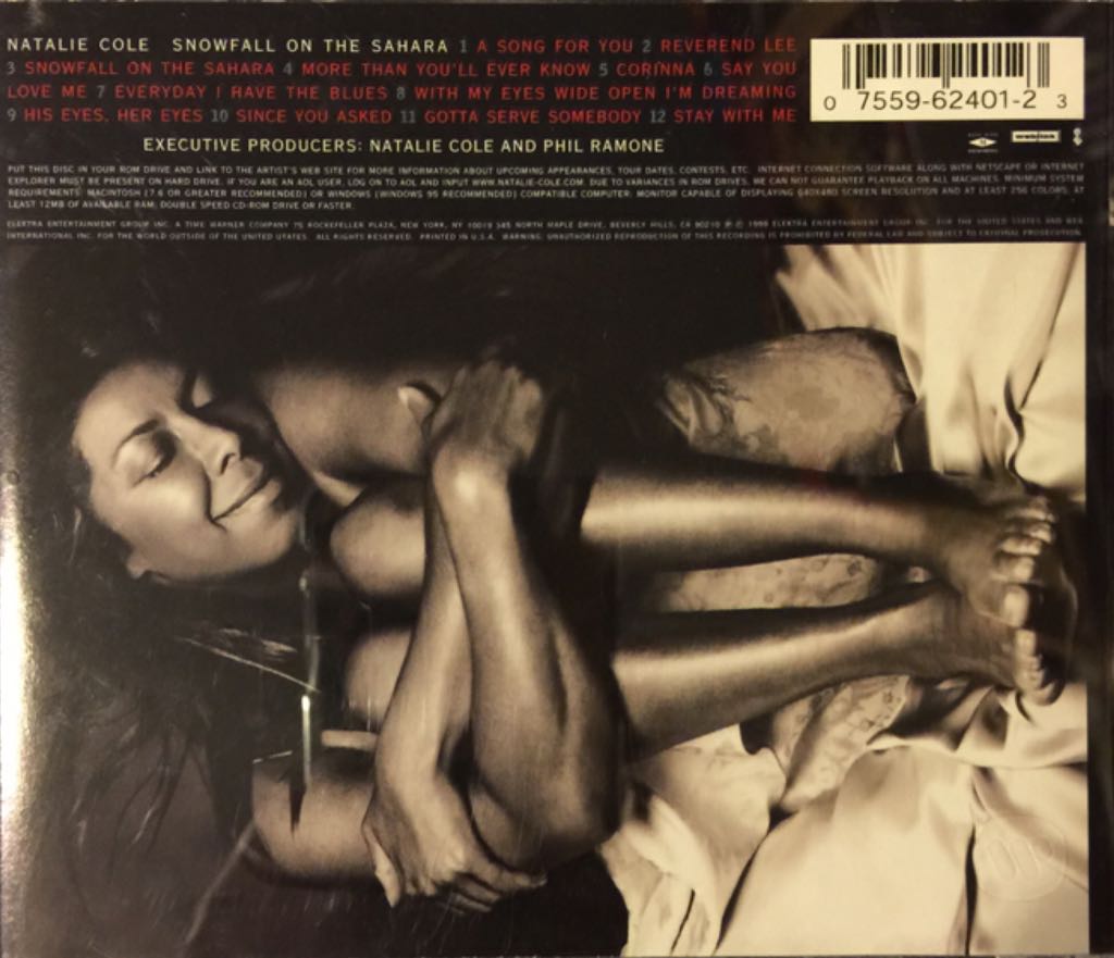 Snowfall on the Sahara - Natalie Cole (CD) music collectible [Barcode 075596240123] - Main Image 2