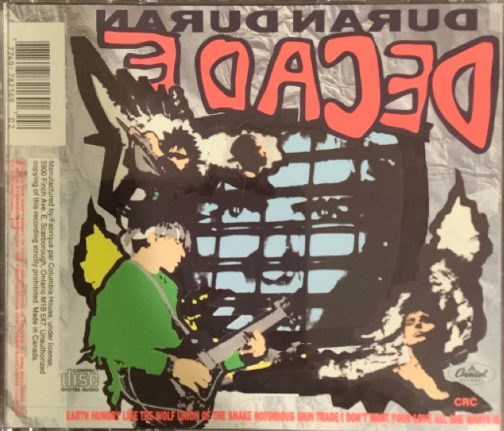 Decade - Duran Duran (CD) music collectible [Barcode 777497821691] - Main Image 2