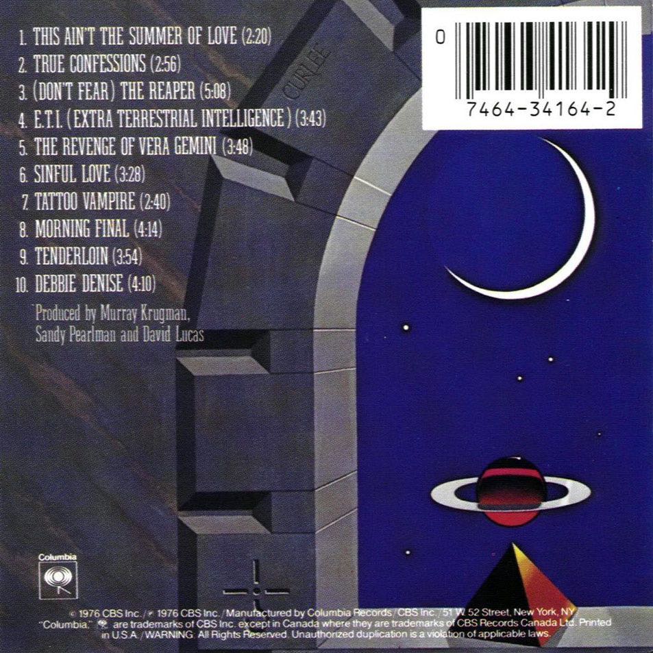 Agents Of Fortune - Blue Öyster Cult ‎ (CD - 37) music collectible [Barcode 074643416429] - Main Image 2