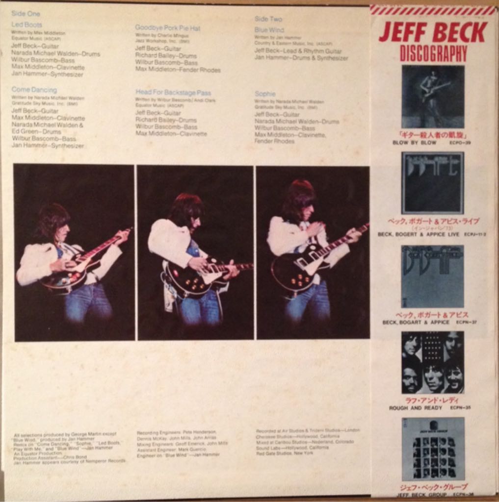 Wired - Beck, Jeff (Cassette) music collectible - Main Image 2
