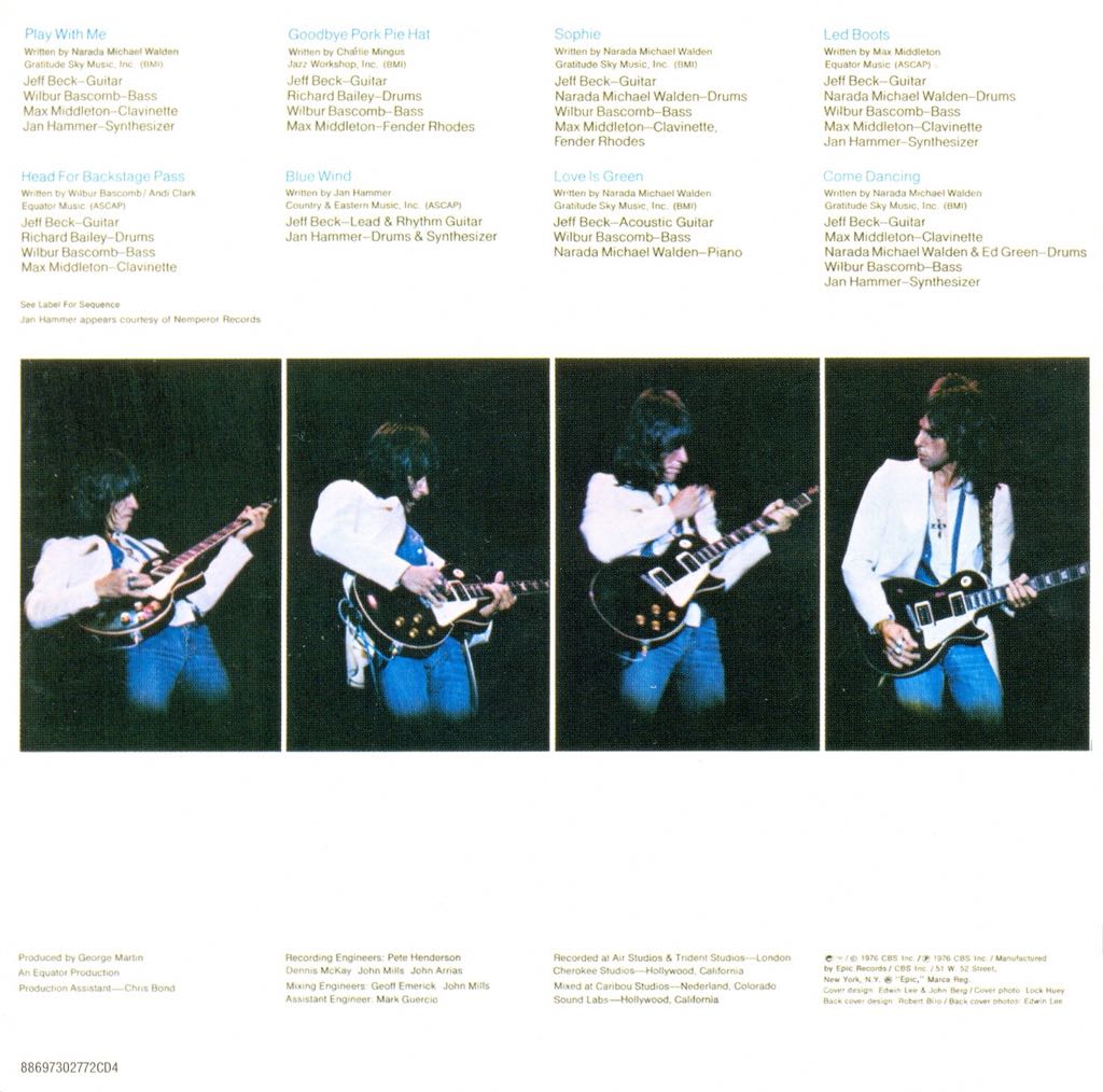 Wired - Beck, Jeff (Cassette) music collectible - Main Image 2