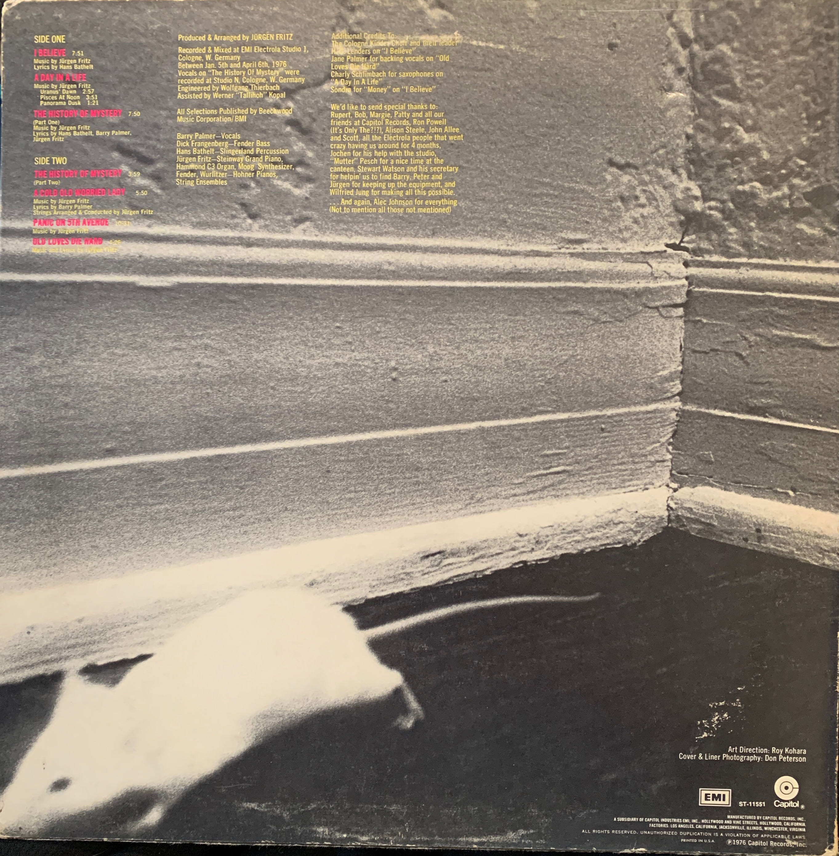 Old Loves Die Hard - Triumvirat (CD - 52) music collectible [Barcode 724353516420] - Main Image 2