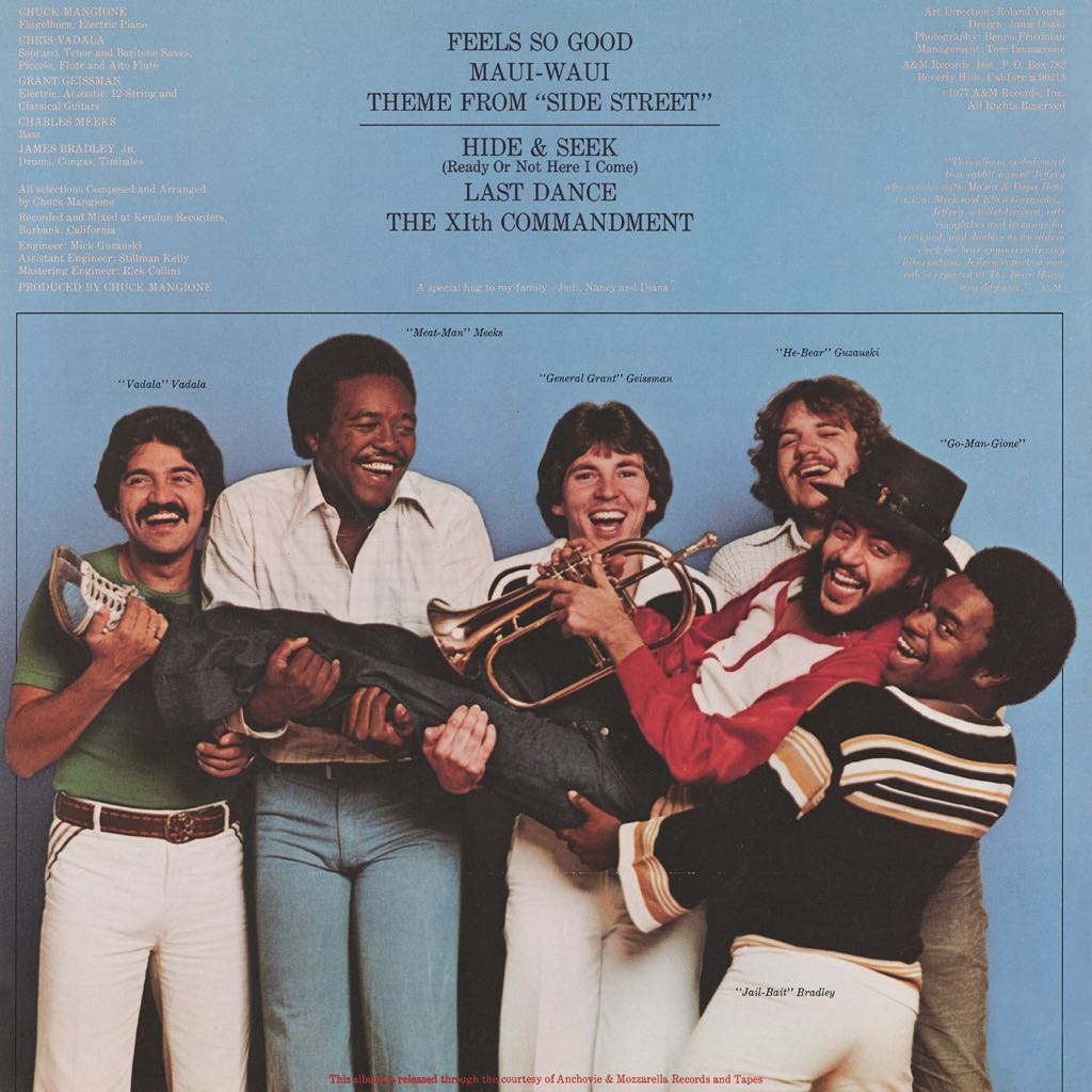 Feels So Good - Mangione, Chuck (12”) music collectible - Main Image 2