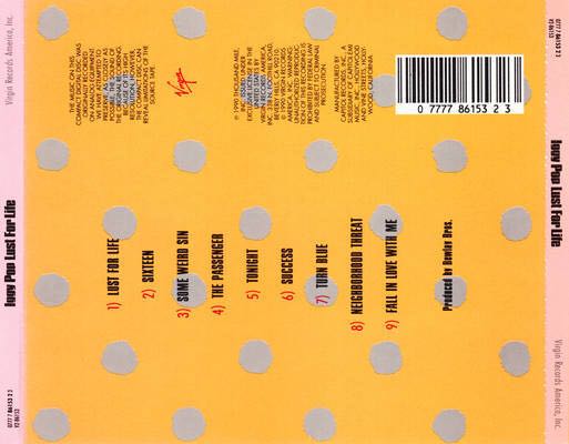 Lust For Life - Iggy Pop (MP3 - 41) music collectible [Barcode 077112615323] - Main Image 2