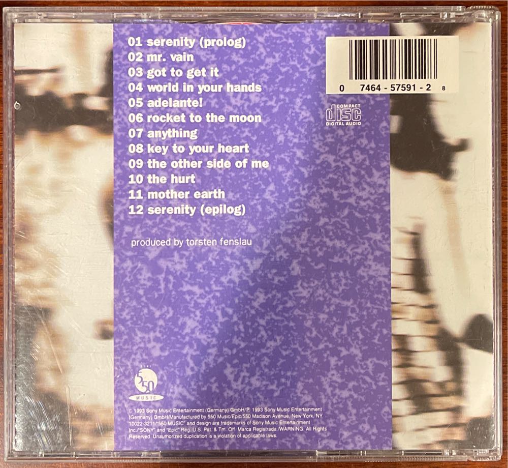 Serenity - Culture Beat music collectible [Barcode 074645759128] - Main Image 2