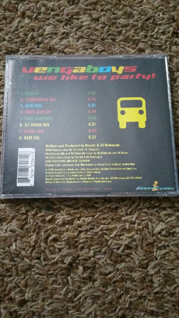 We Like To Party! (Single) - Vengaboys (CD) music collectible [Barcode 732183706126] - Main Image 2