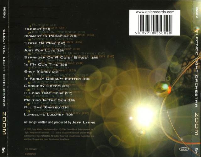 ZOOM - Electric Light Orchestra (43.36) music collectible - Main Image 2