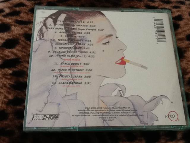 Scary Monsters [Bonus Track Version] - Bowie, David (CD - 61) music collectible [Barcode 014431014727] - Main Image 2