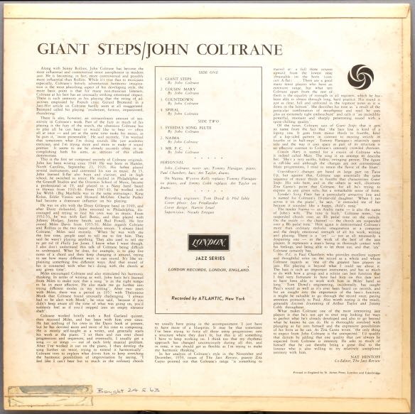 Giant Steps - Coltrane, John (12”) music collectible - Main Image 2