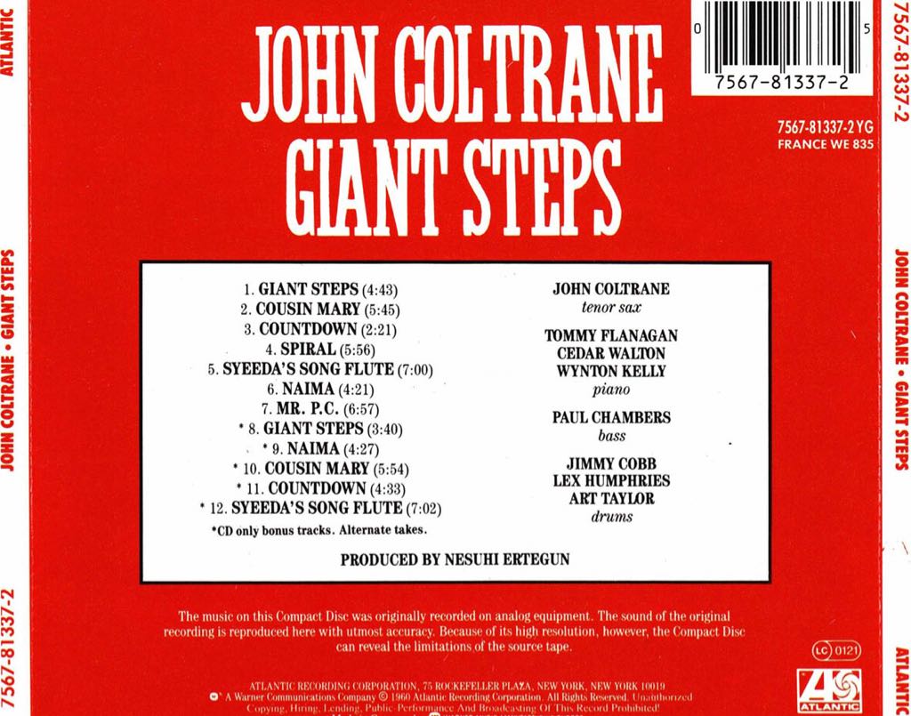 Giant Steps - Coltrane, John music collectible - Main Image 2