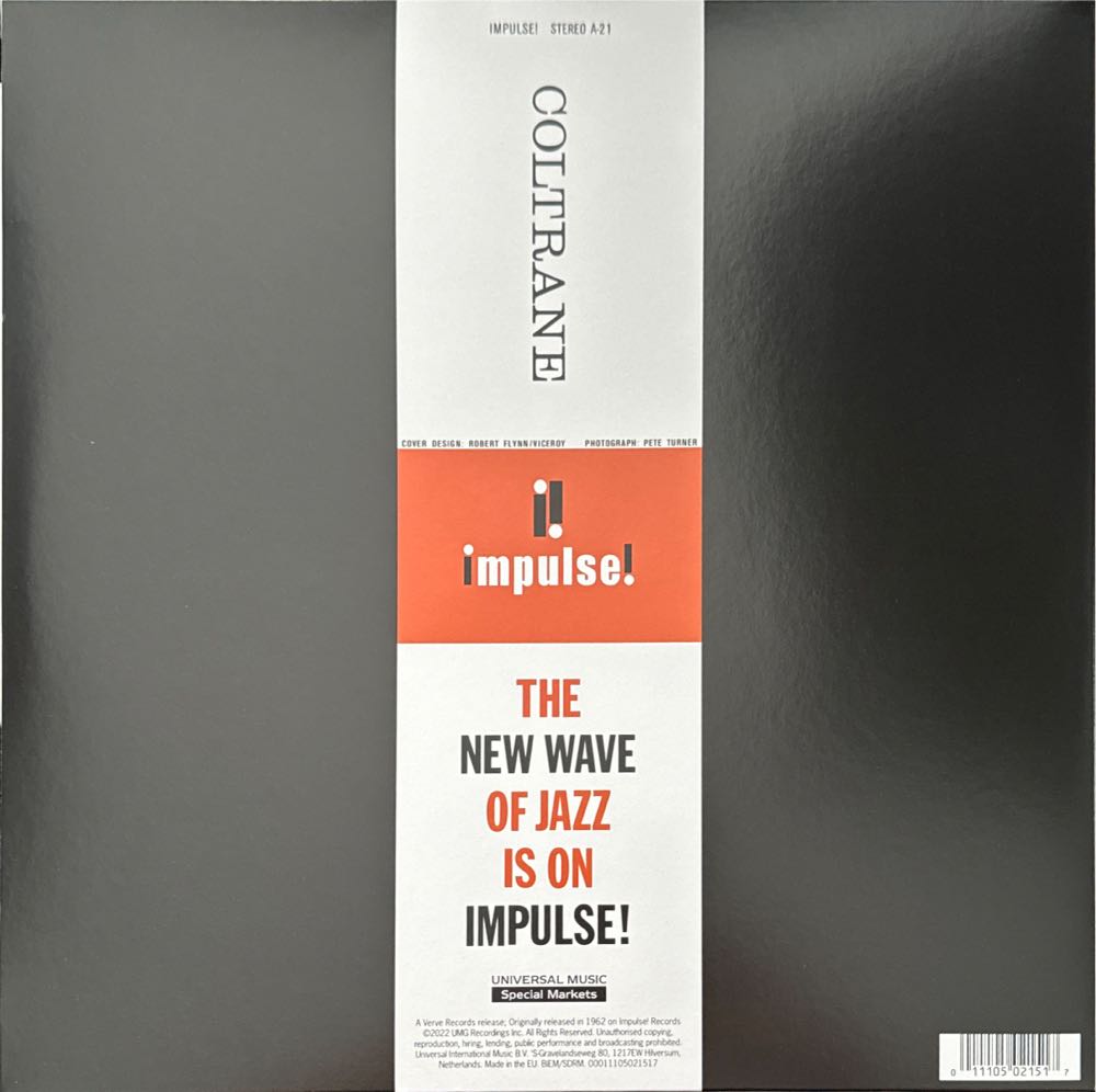 Coltrane - John Coltrane (12”) music collectible [Barcode 011105021517] - Main Image 2