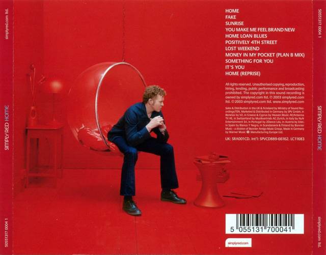 Home - Simply Red (CD - 43) music collectible [Barcode 5055131700041] - Main Image 2