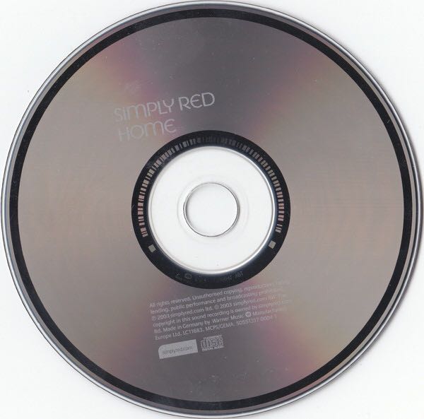 Home - Simply Red (CD - 43) music collectible [Barcode 5055131700041] - Main Image 4