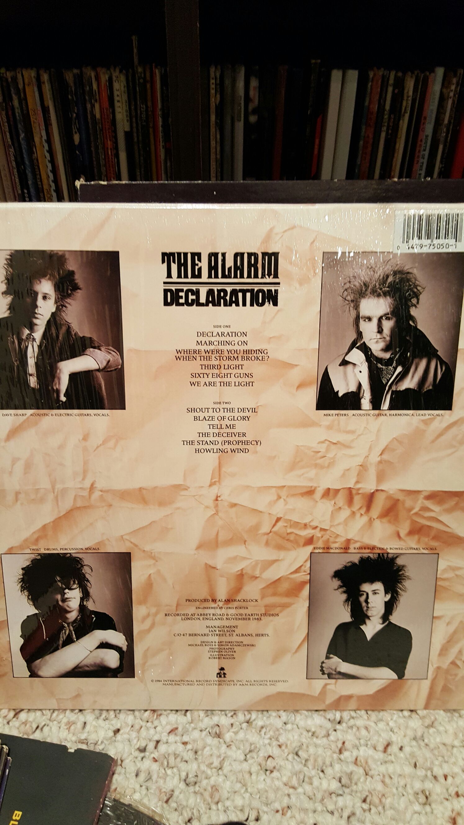 Declaration - Alarm, The (12”) music collectible [Barcode 044797505010] - Main Image 2