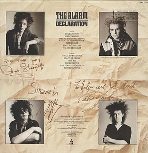 02 - Album - Alarm, The (01) - Declaration - The Alarm (12” - 50) music collectible - Main Image 2