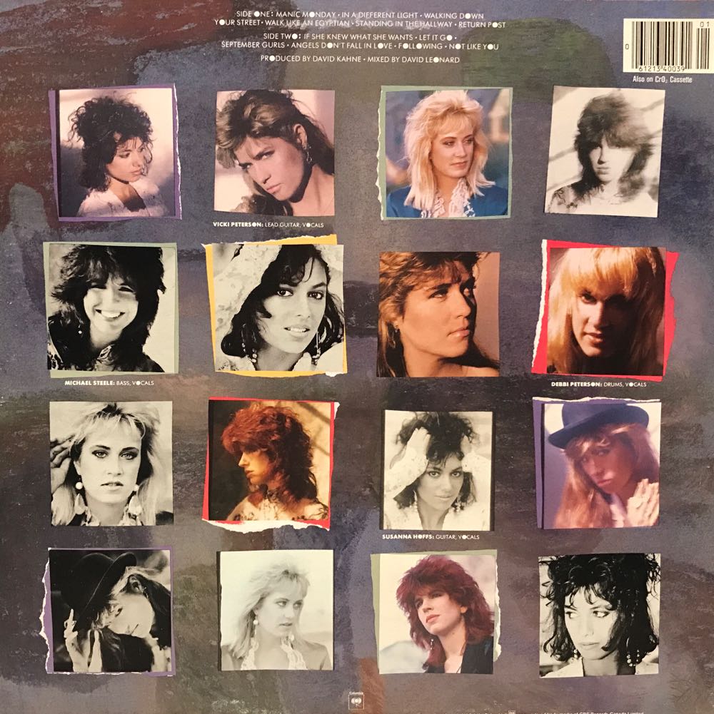 Different Light - Bangles, The (CD) music collectible [Barcode 061213400391] - Main Image 2