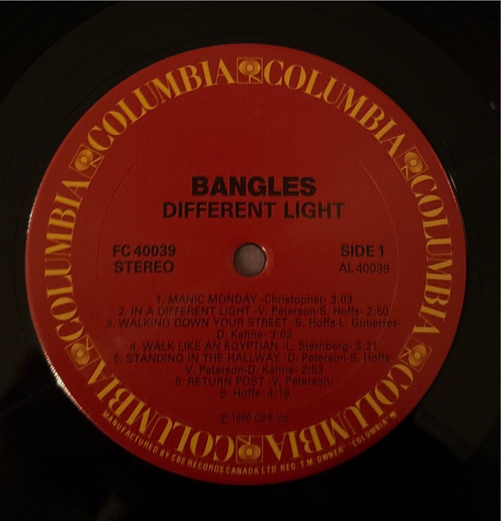 Different Light - Bangles, The (CD) music collectible [Barcode 061213400391] - Main Image 3