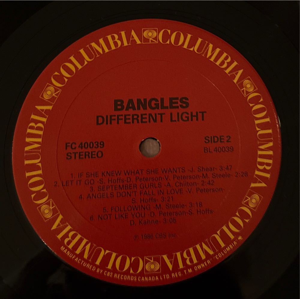 Different Light - Bangles, The (CD) music collectible [Barcode 061213400391] - Main Image 4