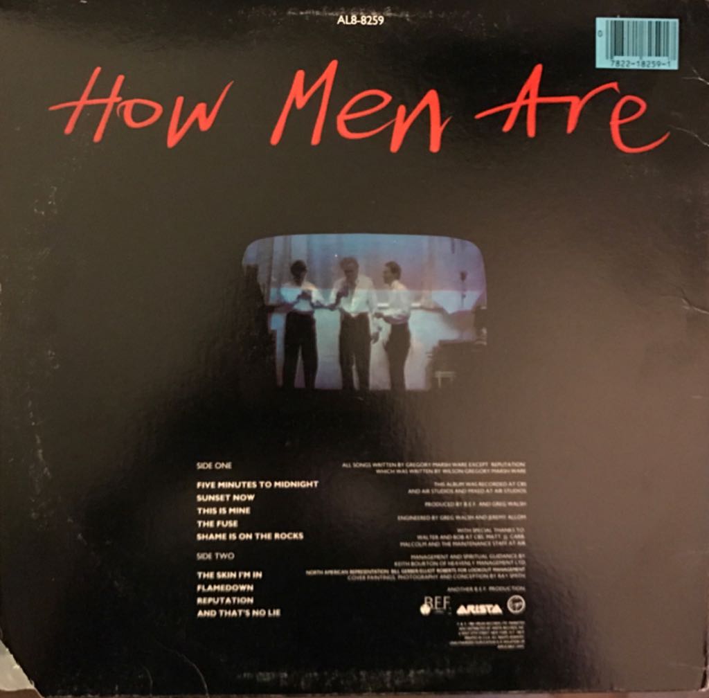 How Men Are - Heaven 17 (12”) music collectible [Barcode 078221825917] - Main Image 2