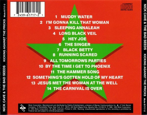 Kicking Against the Pricks - Nick Cave And The Bad Seeds (CD) music collectible - Main Image 2