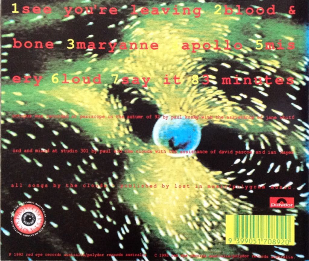 Octopus - Clouds (CD) music collectible [Barcode 9399051708920] - Main Image 2