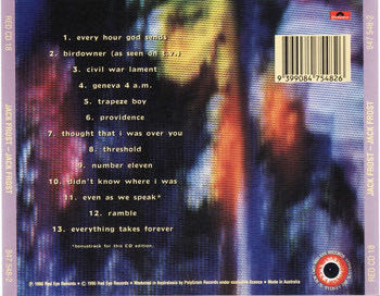 Jack Frost - Jack Frost (CD) music collectible [Barcode 9399084754826] - Main Image 3