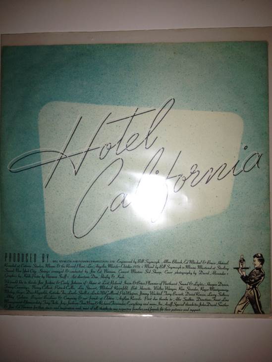 Hotel California - The Eagles (12”) music collectible - Main Image 1