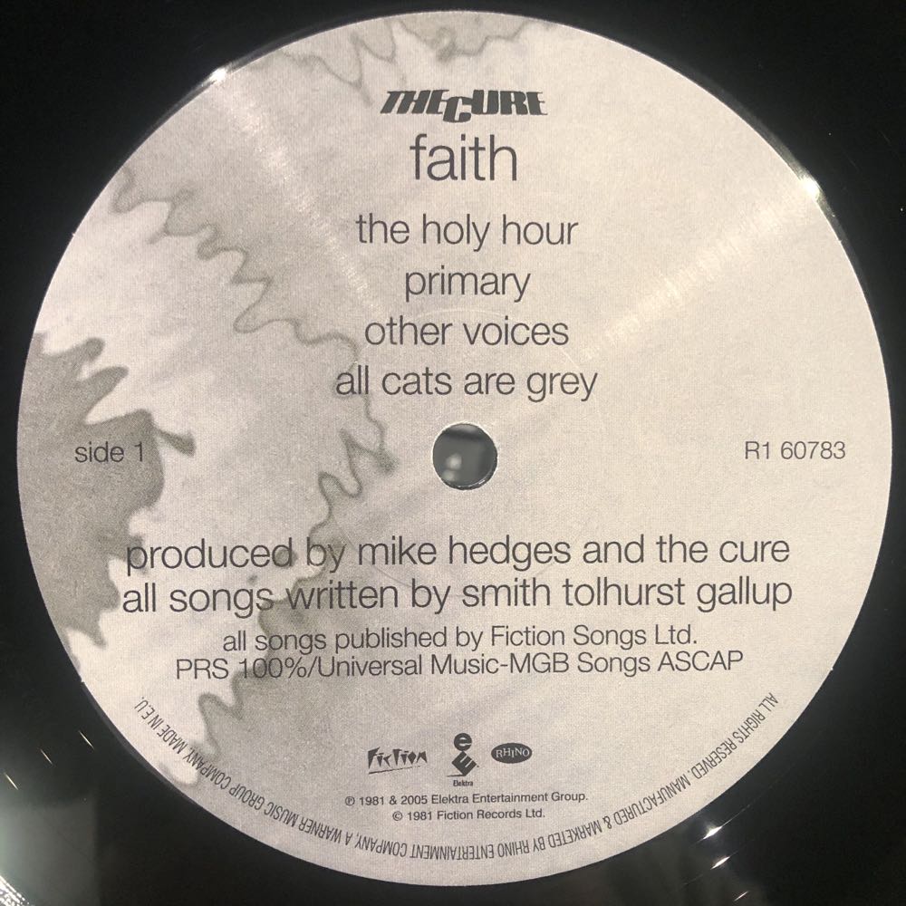 Faith - Cure, The (12” - 37) music collectible [Barcode 081227981631] - Main Image 3