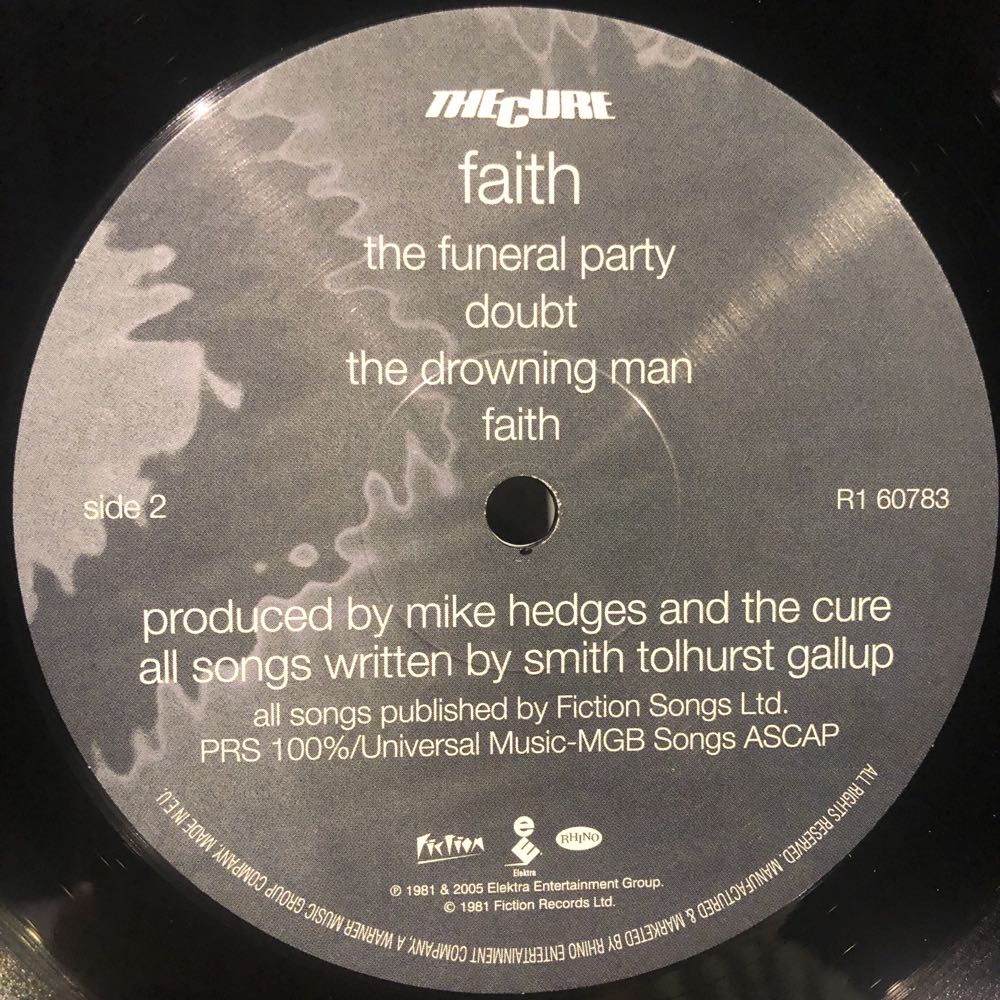 Faith - Cure, The (12” - 37) music collectible [Barcode 081227981631] - Main Image 4