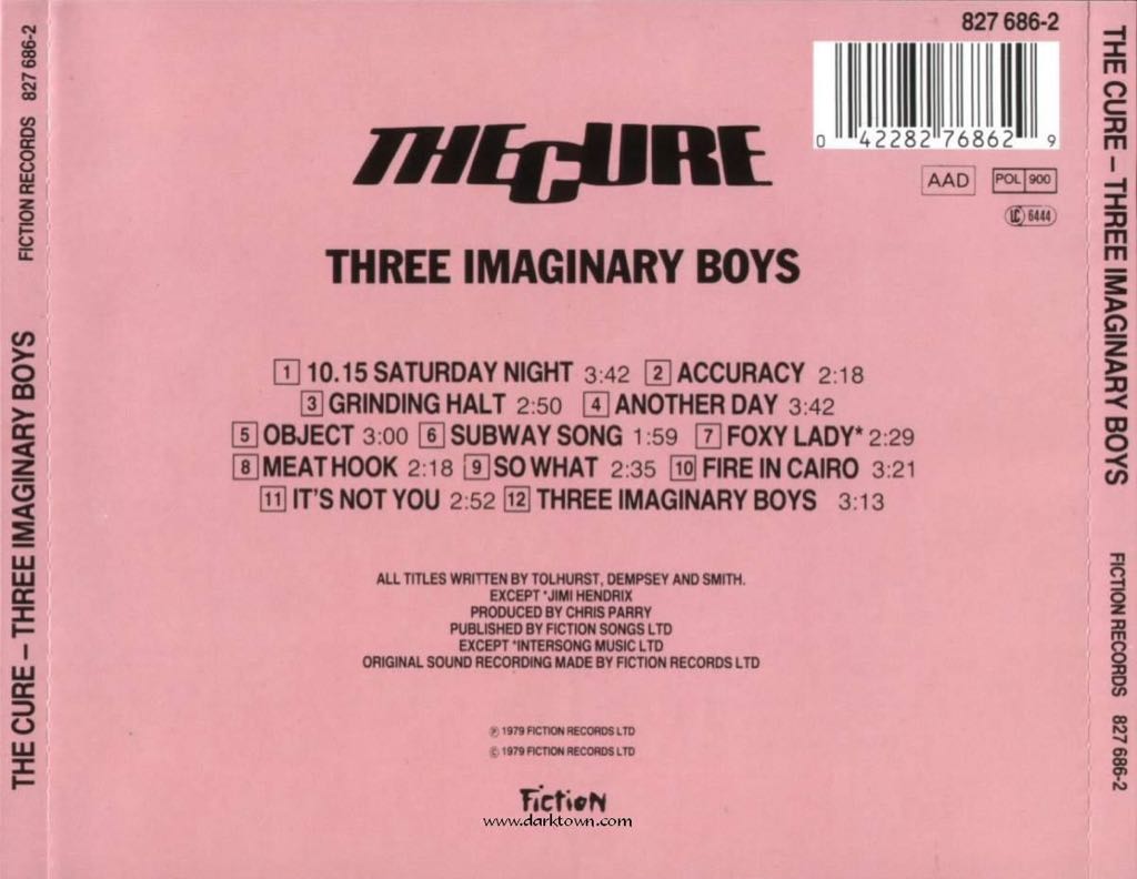 Three Imaginary Boys - Cure,The (12” - 35) music collectible [Barcode 081227981594] - Main Image 2