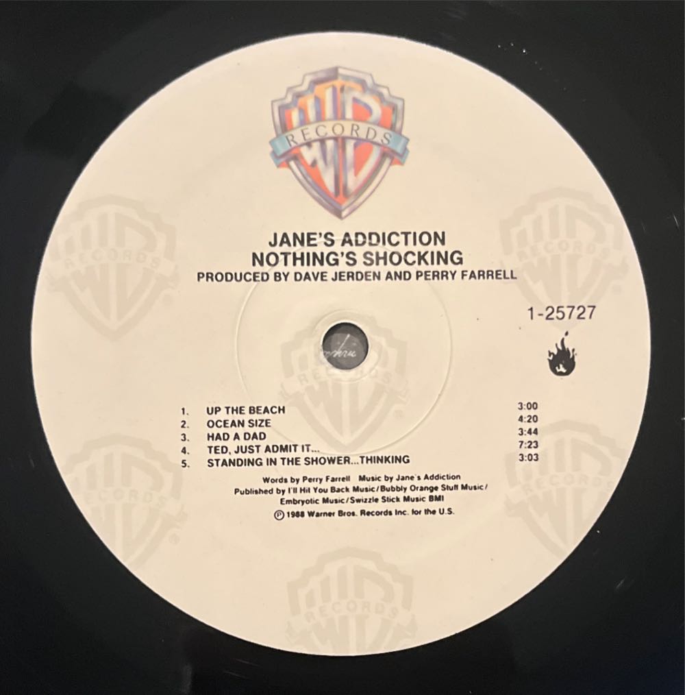 Nothing’s Shocking - Jane’s Addiction (12” - 45) music collectible [Barcode 075992572712] - Main Image 3