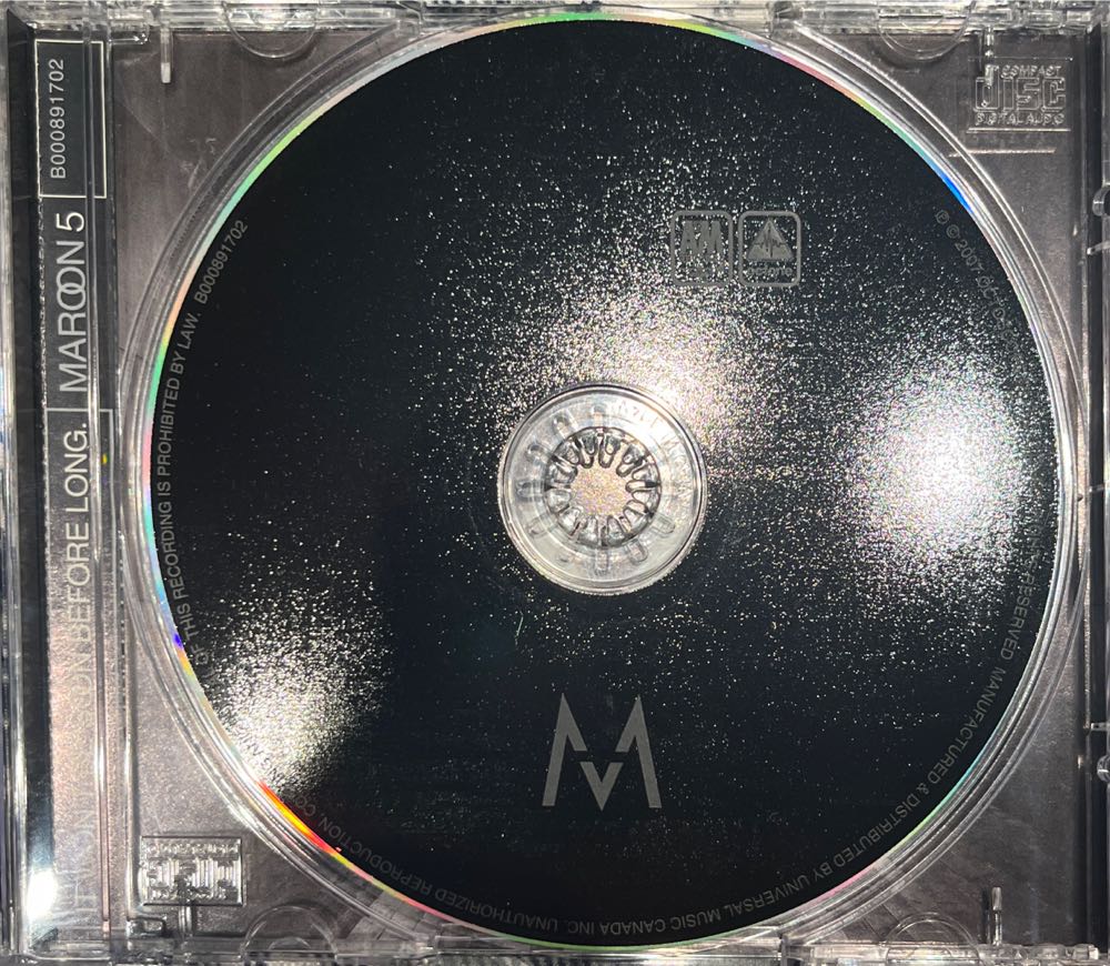 It Won’t Be Soon Before Long - Maroon 5 (CD - 40) music collectible [Barcode 602517331068] - Main Image 3