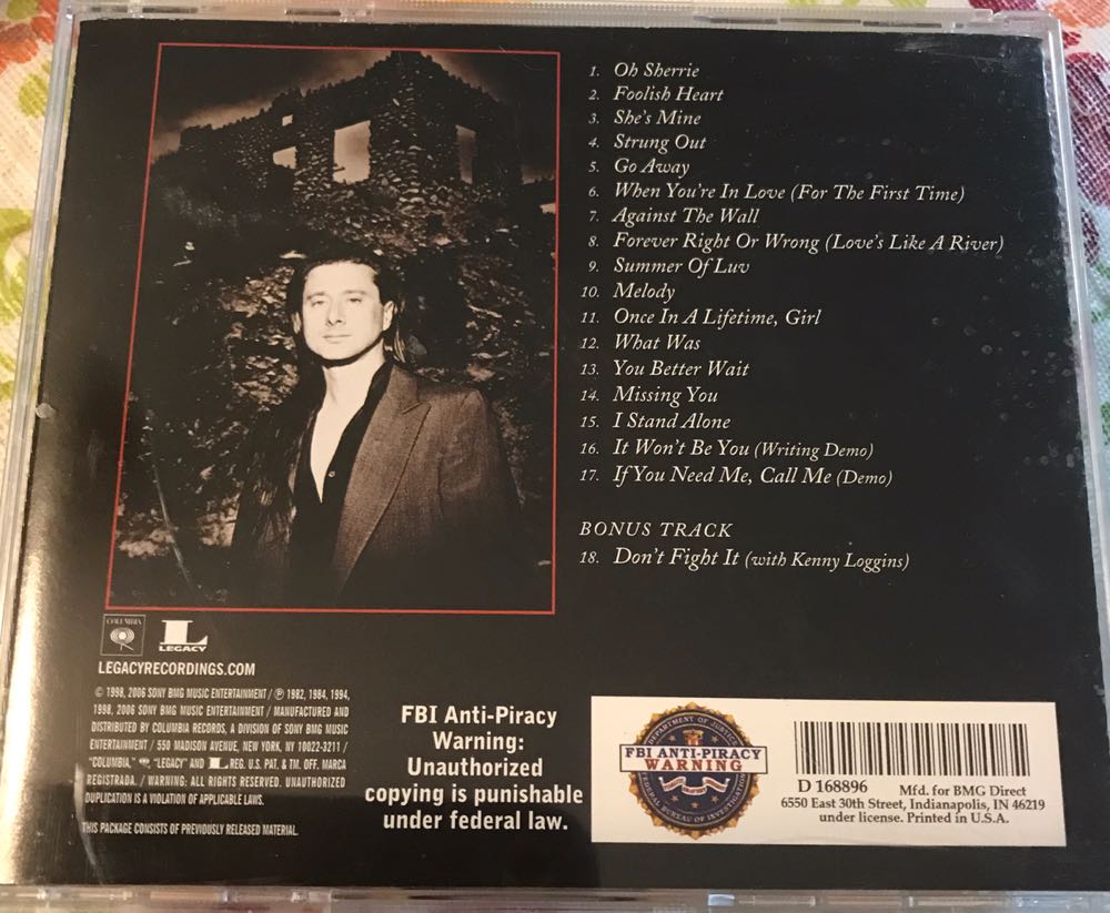 Greatest Hits - Perry, Steve (CD) music collectible - Main Image 2