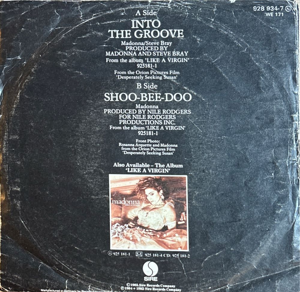 Into the Groove - Madonna (12”) music collectible - Main Image 2
