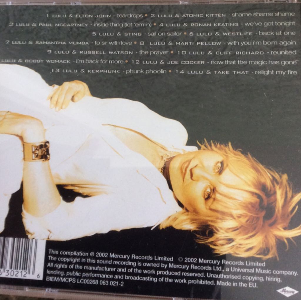 Together - Lulu (CD - 58) music collectible [Barcode 044006302126] - Main Image 2