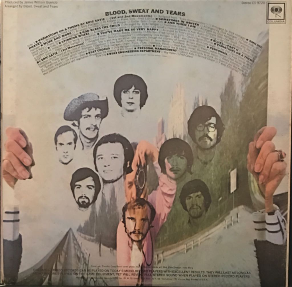 Blood Sweat and Tears - Blood Sweat and Tears (12” - 46) music collectible - Main Image 2