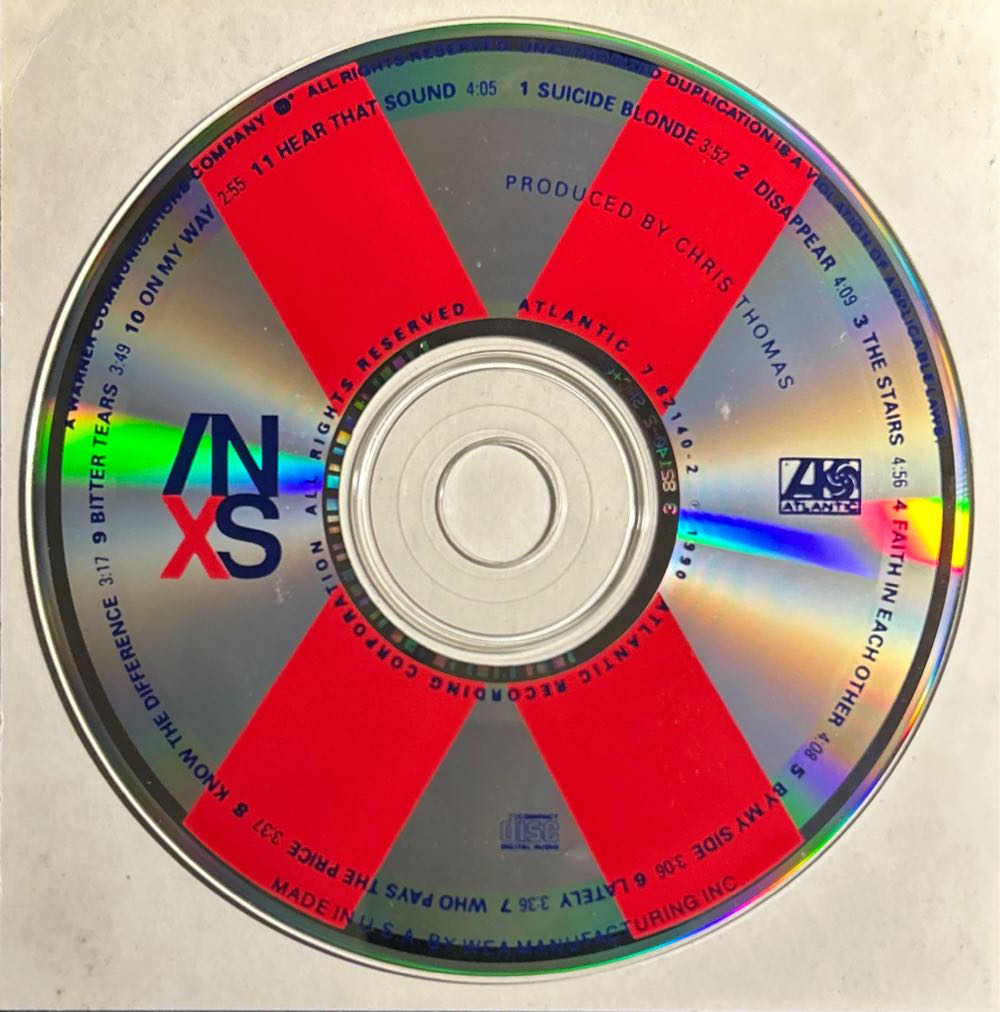 X - INXS (CD - 42) music collectible [Barcode 075678214028] - Main Image 4
