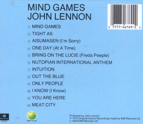 Mind Games - Lennon, John (CD) music collectible [Barcode 5099990650321] - Main Image 2