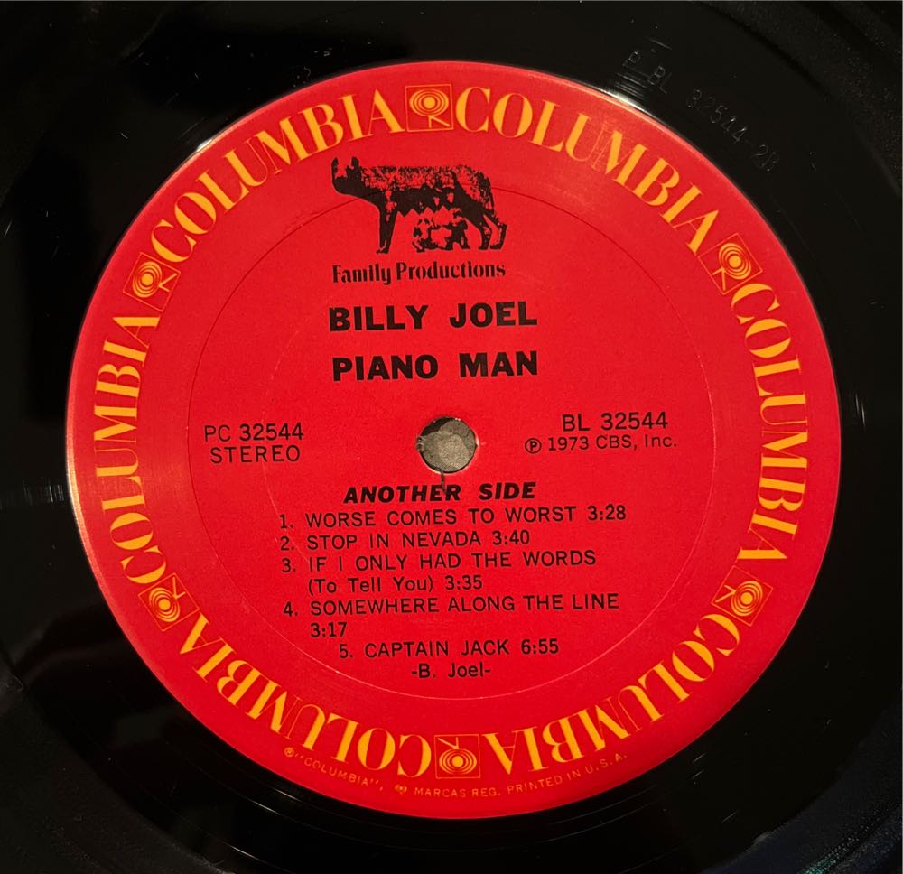 Piano Man - Joel, Billy (12”) music collectible [Barcode 074643254410] - Main Image 4