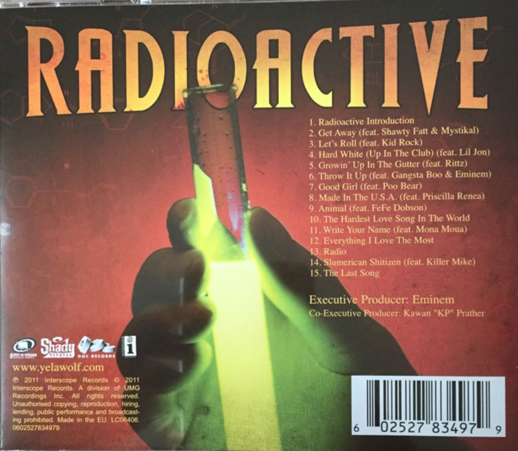 Radioactive - Yelawolf (CD - 58) music collectible [Barcode 602527834979] - Main Image 2